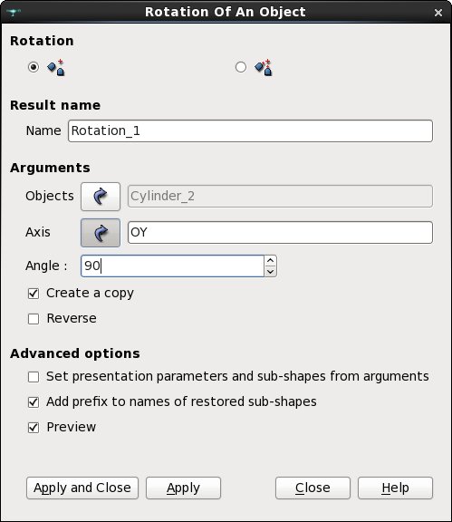 Rotation step