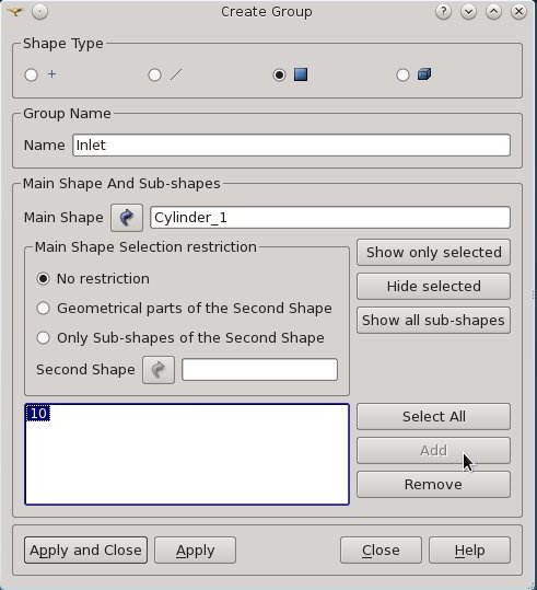 Creating boundary groups